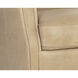 Florenzi Latte Leather Lounge Chair